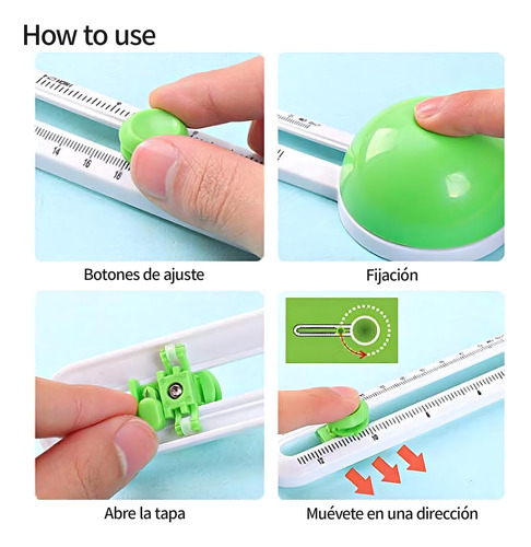 Cortador De Papel Circular Rotativo Com Tapete A4 Cortador