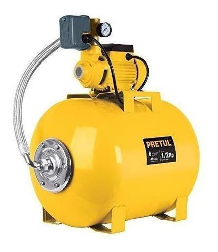 Bomba Hidroneumática 1/2 Hp, 50 Litros, Pretul 20184