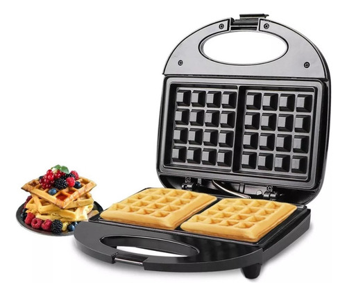 Wafflera Doble Antiadherente 850 W