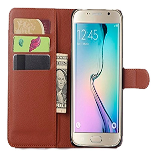 Flip Cover Funda Estuche Protector Case Samsung S6 Edge
