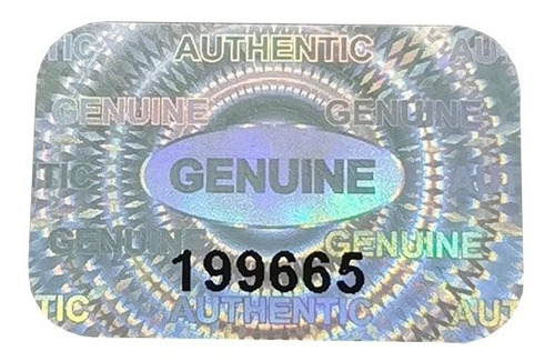 Imagen 1 de 3 de 200 Sellos Holográficos Original Void Numerados 24x16mm