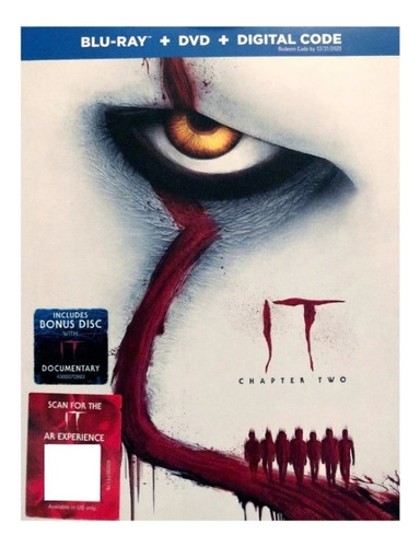 It 2 Eso Dos James Mcavoy Pelicula Blu-ray + Dvd