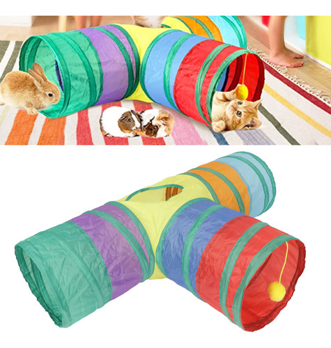 Pelota De Peluche Colgante Plegable En Forma De TĂșnel De 3 V