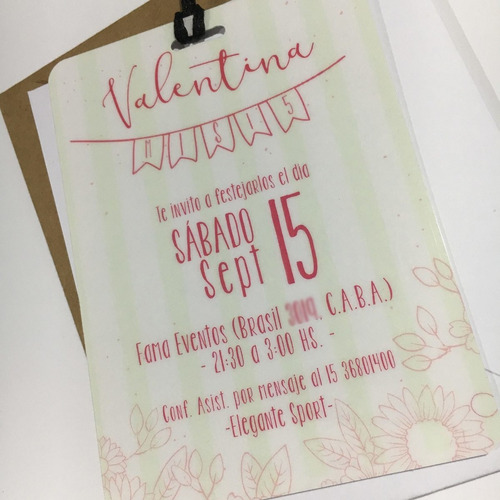 Pase Vip Invitación 15 Años Tarjeta Credenciales X100