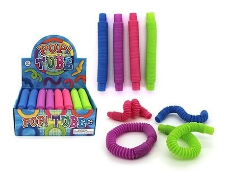 Pop Tubes Juguetes Sensoriales Fidget Toy Didacticos 