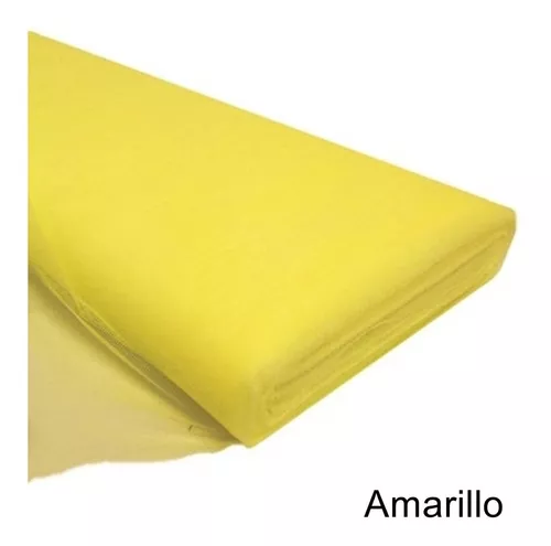 Tela tul liso amarillo. Ancho 1.50 metros - Tikelu