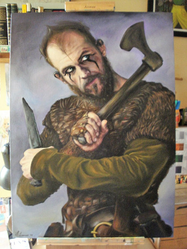 Retrato Oleo Por Encargo Pintura Cuadro Personalizados Arte