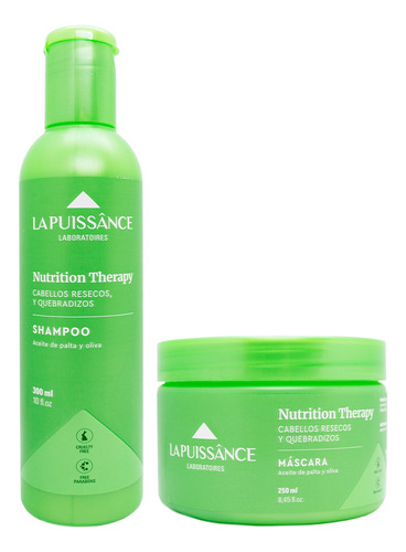 La Puissance Kit Nutrition Therapy Shampoo + Mascara Palta  