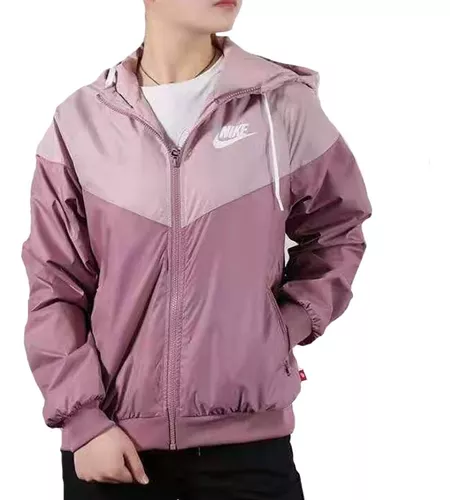 jaqueta nike corta vento rosa