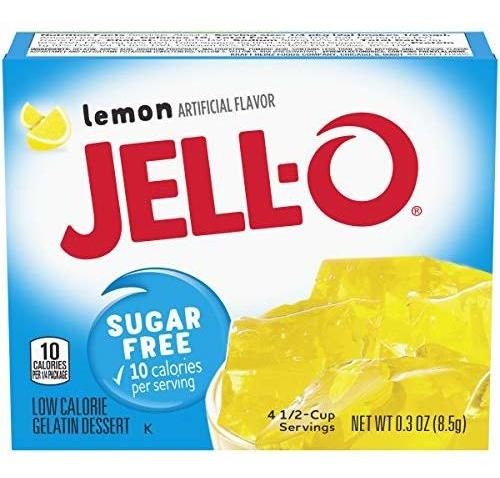 Gelatina - Mezcla De Gelatina Sin Azúcar Jell-o Lemon (cajas