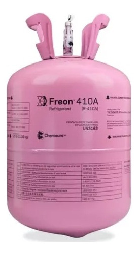 Garrafa Refrigerante Freón R- 410 11.35 Kg Chemours