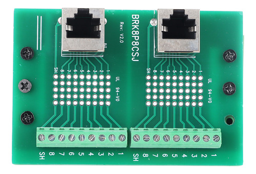 Placa De Conexión Rj45, Conector Ethernet, Transmisión Rápid