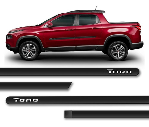 Kit Friso 4 Peças Lateral Toro 2016 2017 2018 Personalizado.