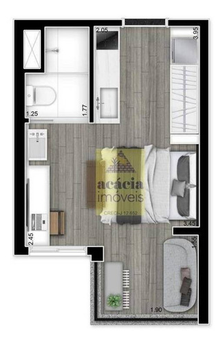Imagem 11 de 12 de Studio Com 1 Dormitório À Venda, 20 M² Por R$ 379.299,00 - Vila Madalena - São Paulo/sp - St0042