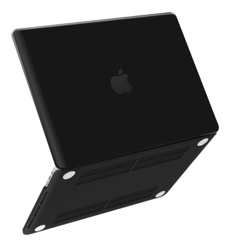 Kit Carcasa Negro + Tapón Transparente Macbook Pro Retina 13