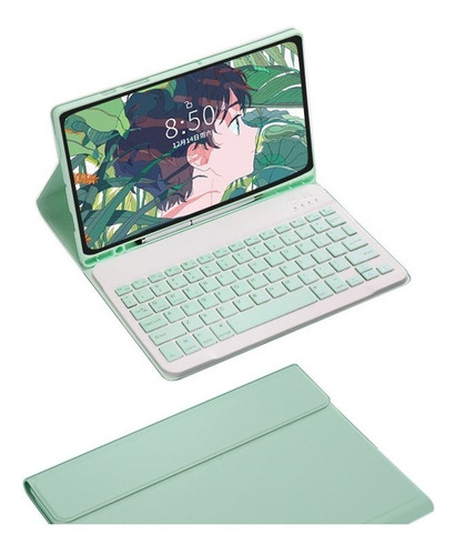 Funda Con Teclado Para Samsung Tab A8 10.5 Sm-x200/x205