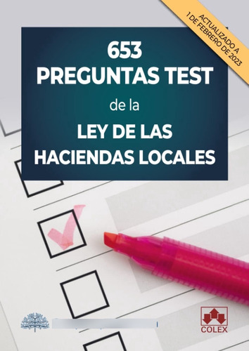 Libro: 653 Preguntas Test De La Ley De Las Haciendas Locales