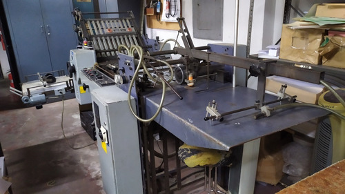 Maquina Dobladora Stahl Para Imprentas Formato Medio Pliego 