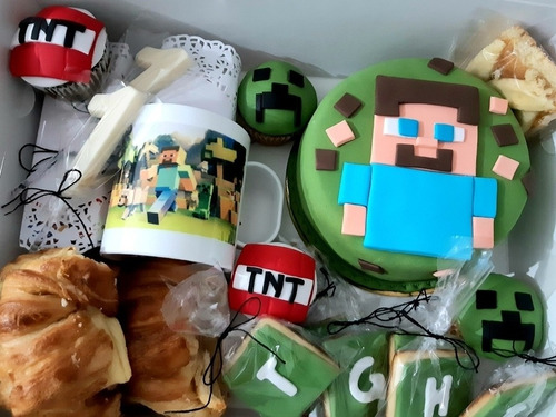 Desayuno Sorpresa Infantil Personalizado Minecraft Envíos