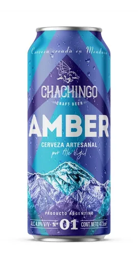 Cerveza Artesanal Chachingo Amber 473cc X 12 Latas