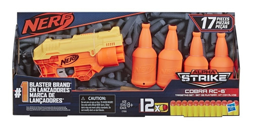 Nerf Alpha Strike Cobra Rc6 Kit Com Alvos Hasbro