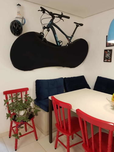 Imagem 7 de 10 de Suporte Decora Bike + Suporte P/ Acessórios + Capa Protetora