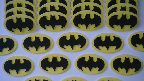 Kit 100 Apliques Batman Lembrancinhas Eva