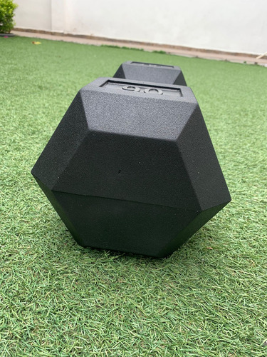 Mancuerna En Forma Hexagonal De 90lbs Para Entrenamiento Gym