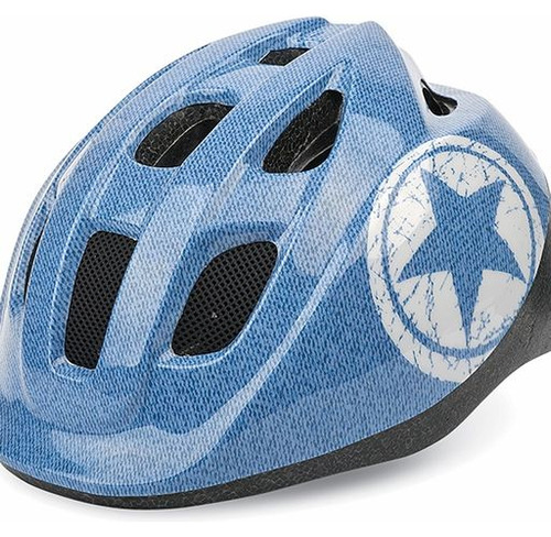 Casco Bici Niños Polisport Azul Estrella -thormoto-