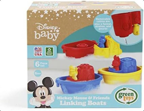 Green Toys Mickey Mouse Uniendo Barcos - Cb