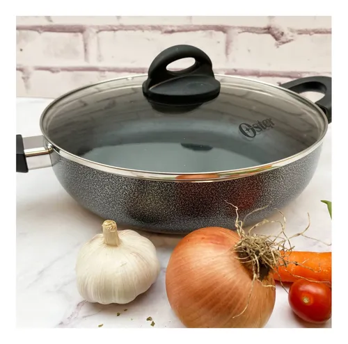 Sartén Wok Con Tapa Clairborne 27cm - 3.3l Aluminio Oster