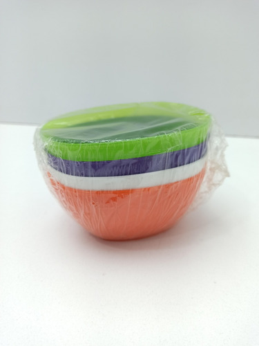 Set 4 Bowl Ensaladera Sopa Infantil Cuky Inoxplas 1363 Xavi
