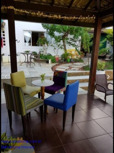 Imagem 6 de 20 de Excelente Casa Com Quatro Suítes A Venda Em Patamares Possui Espaço Gourmet Com Piscina E Churrasqueira, Tornando Os Ambientes Bastante Convidativos - Ca78mc