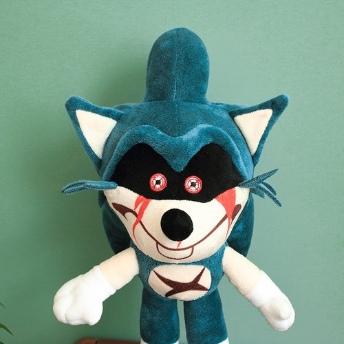 Sonic Exe Boneca Pelúcia Brinquedo Infantil Presente 40cm