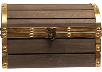 Comprar  Baúl De Madera Y Cuero Cofre De Madera Caja De Joyería Con 