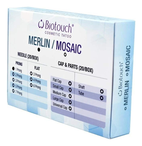 Round Needles Biotouch - Maquillaje Permanente De 1 Punta, 2