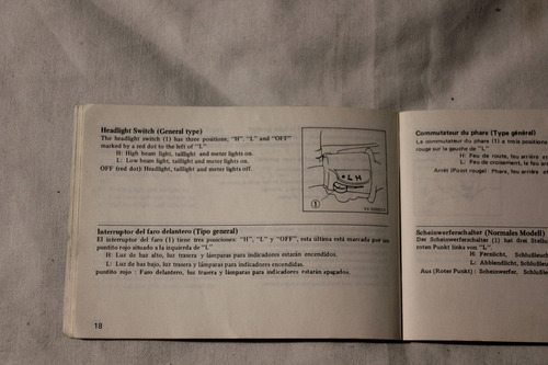 Honda Cg 110 Y 125 1980 Manual Del Propietario (Usado)