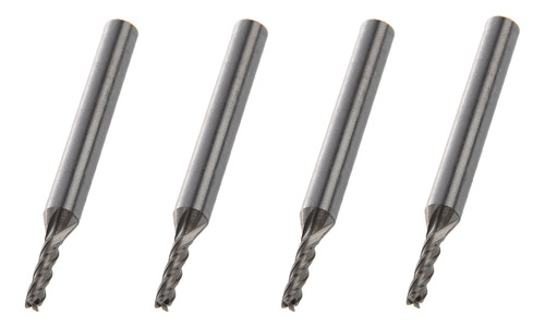 4 Piezas De 3 Mm X 6 Mm X 12 Mm X 60 Mm, 4 Ranuras Hss, Fres