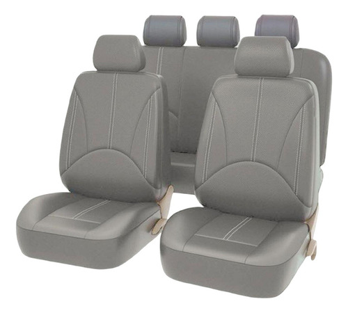 Y Fundas Impermeables Para Asientos De Coche Gris 9 Piezas