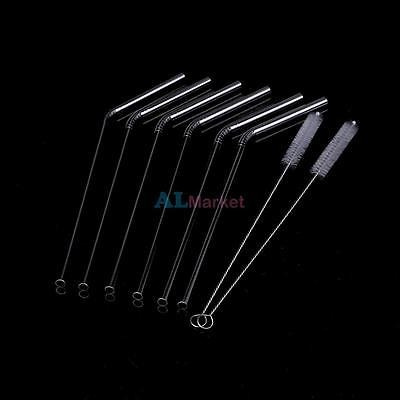Imagen 4 de 5 de Acero Inoxidable De 6 × Pajitas Reutilizable Con Cepillo Par