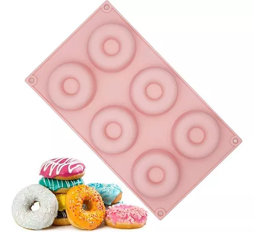 Molde Silicona Micro Mini Donut Dona Rosca Chocolate Jabon Color Celeste