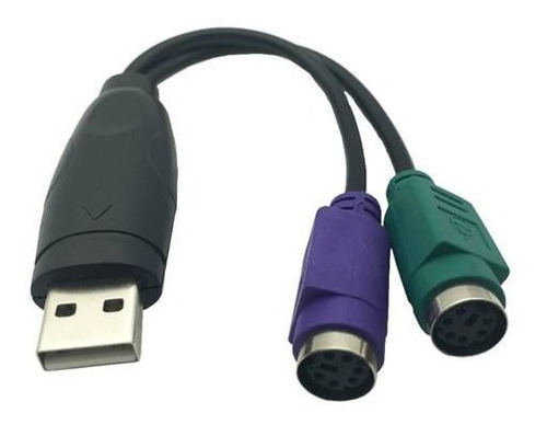 Cable Adaptador Usb A Ps/2 Convertidor Mouse Teclado Pc Ps2