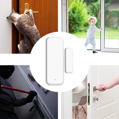 Sensor De Porta Tuya Smart Wifi Detectores De Janela Sensor