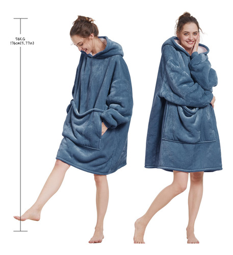 Manta Sudadera Con Capucha Aemilas - Sudadera Manta Sherpa