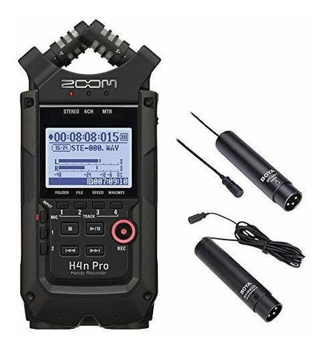 Zoom H4n Pro Kit De Micrófono Para Entrevistas De 4 Canales 