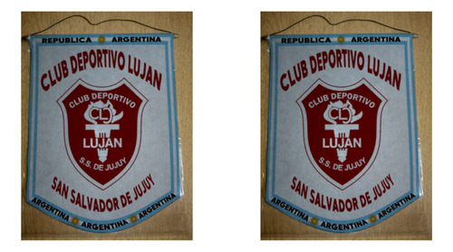 Banderin Grande 40cm Club Deportivo Lujan Jujuy