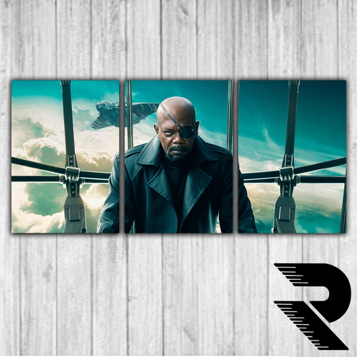 Cuadro De Nick Fury | Los Vengadores | 1 | Triptico