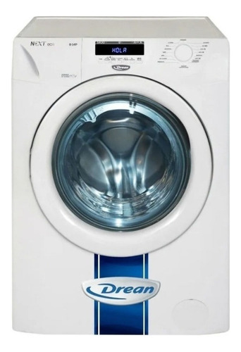 Lavarropa Drean Next 8.14 P 8kg 1400rpm Inv Blanco