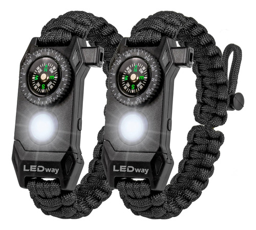 A2s Ledway - Pulsera Táctica De Paracaídas Para Equipo De Su