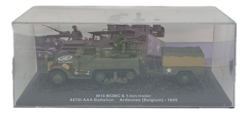 Blindados De Combate M16 Mg Mc & 1- Ton Trailer Belgica 1945